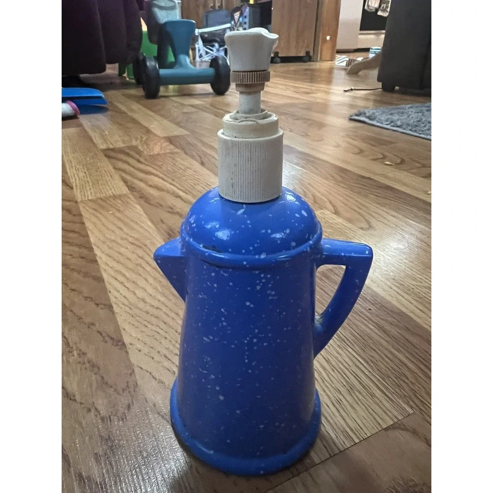 Vintage Avon Country Style Coffee‎ Pot Moisturized Hand Lotion